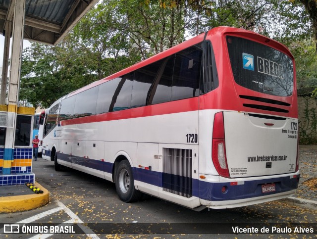 Breda Transportes e Serviços 1720 na cidade de Aparecida, São Paulo, Brasil, por Vicente de Paulo Alves. ID da foto: 7966739.