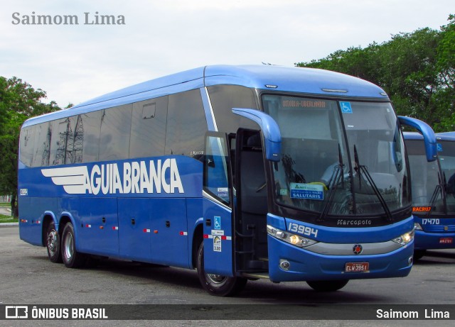 Viação Águia Branca 13994 na cidade de Vitória, Espírito Santo, Brasil, por Saimom  Lima. ID da foto: 7968179.