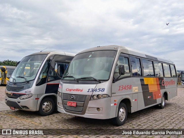 Transportes Capellini 13458 na cidade de Hortolândia, São Paulo, Brasil, por José Eduardo Garcia Pontual. Número da foto: #7967329.