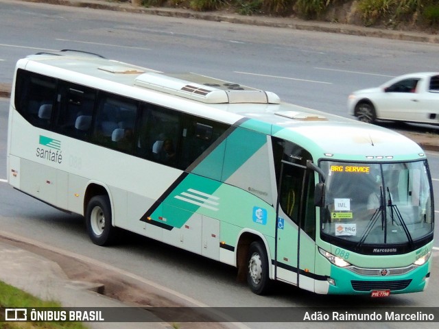 Santa Fé Transportes 088 na cidade de Belo Horizonte, Minas Gerais, Brasil, por Adão Raimundo Marcelino. ID da foto: 7968617.