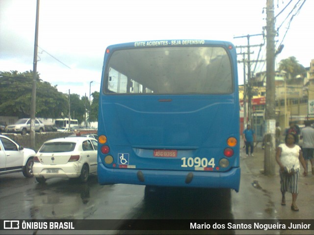 Concessionária Salvador Norte - CSN Transportes 10904 na cidade de Salvador, Bahia, Brasil, por Mario dos Santos Nogueira Junior. Número da foto: #7968177.
