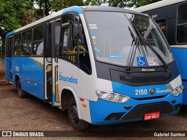Viação Dourados 2150 na cidade de Dourados, Mato Grosso do Sul, Brasil, por Gabriel Santos. Número da foto: #7967520.
