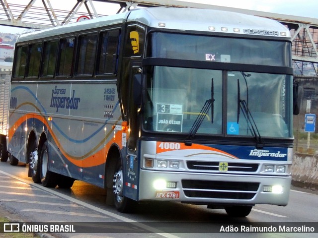 Expresso Imperador 4000 na cidade de Belo Horizonte, Minas Gerais, Brasil, por Adão Raimundo Marcelino. ID da foto: 7968688.