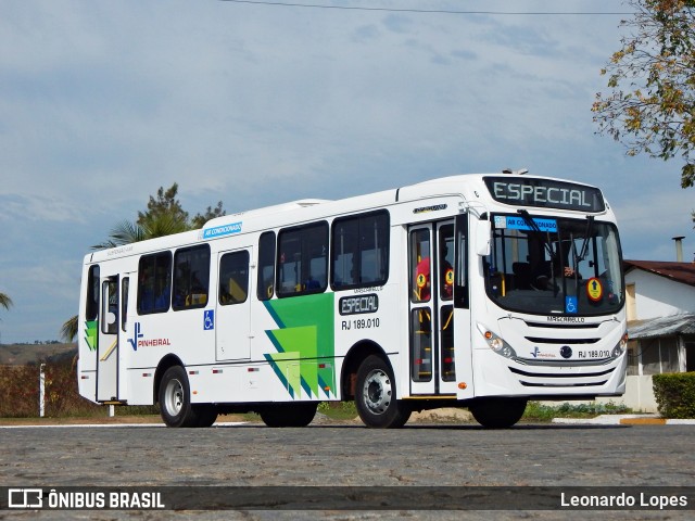 Viação Pinheiral RJ 189.010 na cidade de Volta Redonda, Rio de Janeiro, Brasil, por Leonardo Lopes. ID da foto: 7967581.