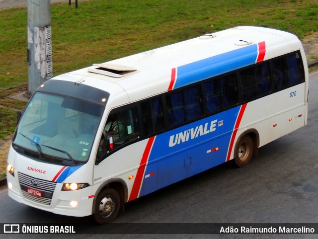 Univale Transportes 570 na cidade de Belo Horizonte, Minas Gerais, Brasil, por Adão Raimundo Marcelino. ID da foto: 7968670.