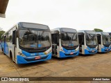 Viação Dourados 2135 na cidade de Dourados, Mato Grosso do Sul, Brasil, por Gabriel Santos. Número da foto: #7967320.