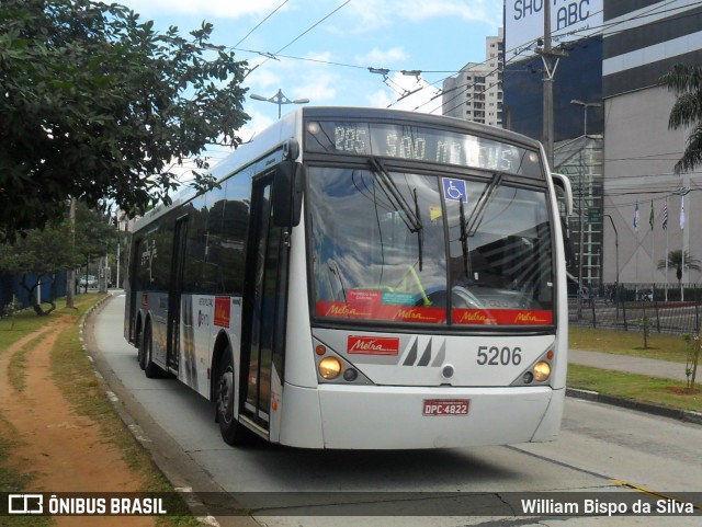 Metra - Sistema Metropolitano de Transporte 5206 na cidade de Santo André, São Paulo, Brasil, por William Bispo da Silva. ID da foto: 7891781.