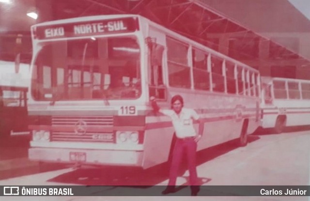 Viação Araguarina 119 na cidade de Goiânia, Goiás, Brasil, por Carlos Júnior. ID da foto: 7893856.