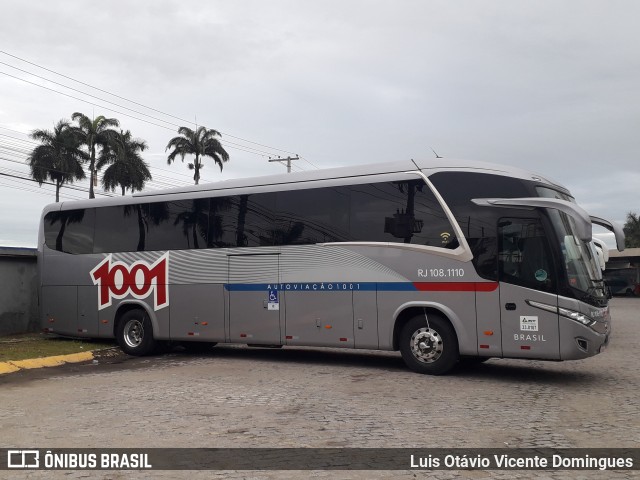 Auto Viação 1001 RJ 108.1110 na cidade de Campos dos Goytacazes, Rio de Janeiro, Brasil, por Luis Otávio Vicente Domingues. Número da foto: #7894067.