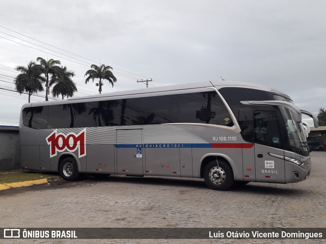 Auto Viação 1001 RJ 108.1110 na cidade de Campos dos Goytacazes, Rio de Janeiro, Brasil, por Luis Otávio Vicente Domingues. ID da foto: 7894067.