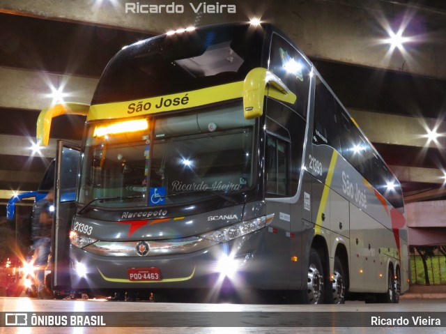Expresso São José do Tocantins 21393 na cidade de Anápolis, Goiás, Brasil, por Ricardo Vieira. Número da foto: #7893417.
