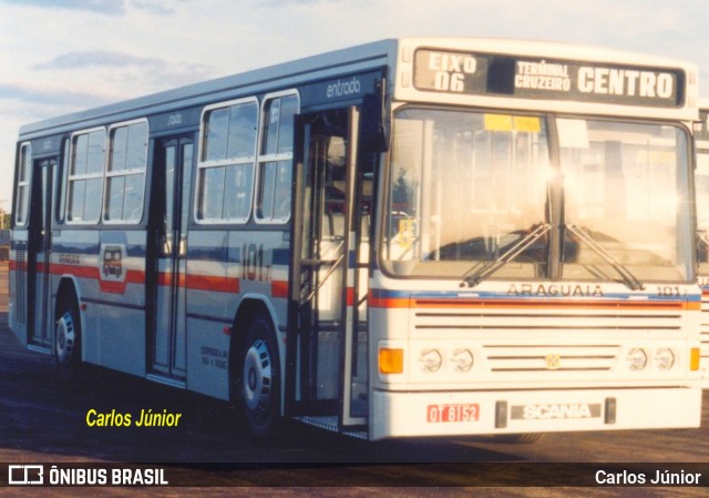 Rápido Araguaia 101-7 na cidade de Goiânia, Goiás, Brasil, por Carlos Júnior. Número da foto: #7893871.