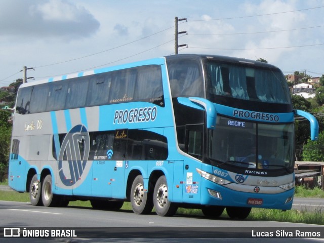 Auto Viação Progresso 6087 na cidade de Recife, Pernambuco, Brasil, por Lucas Ramos. ID da foto: 7892480.