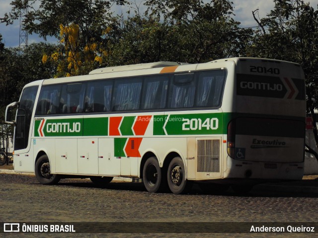 Empresa Gontijo de Transportes 20140 na cidade de Vitória da Conquista, Bahia, Brasil, por Anderson Queiroz. ID da foto: 7970610.