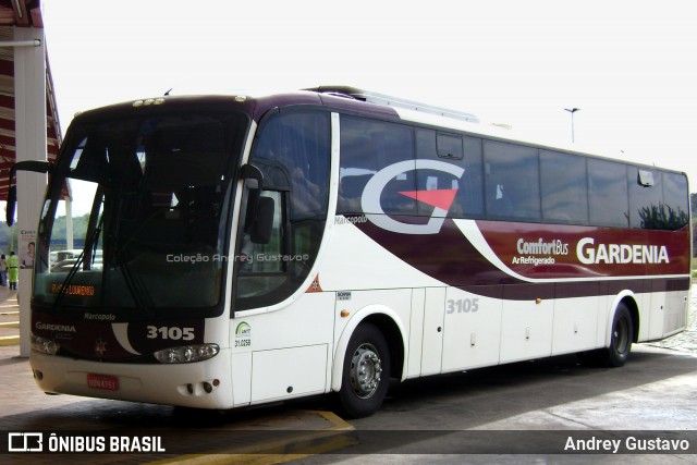Expresso Gardenia 3105 na cidade de Ribeirão Vermelho, Minas Gerais, Brasil, por Andrey Gustavo. Número da foto: #7969770.