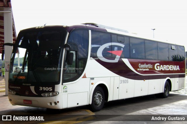 Expresso Gardenia 3105 na cidade de Ribeirão Vermelho, Minas Gerais, Brasil, por Andrey Gustavo. ID da foto: 7969770.