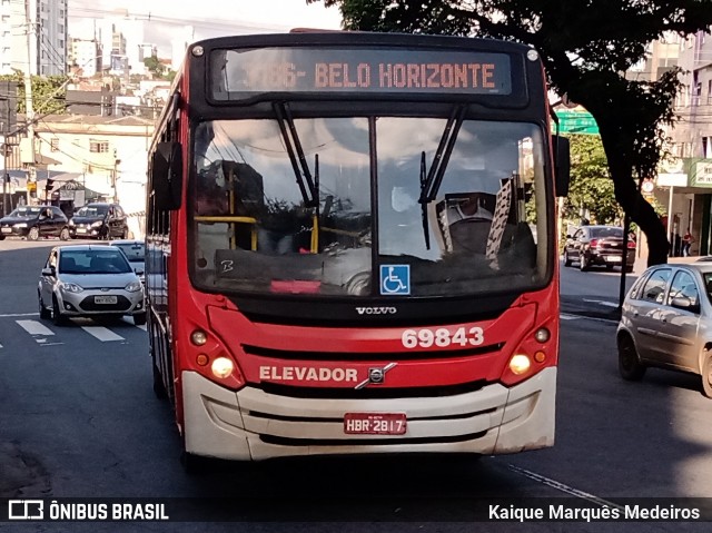 Viação Santa Edwiges 69843 na cidade de Belo Horizonte, Minas Gerais, Brasil, por Kaique Marquês Medeiros . ID da foto: 7970528.