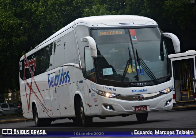 Empresa Reunidas Paulista de Transportes 168110 na cidade de Araçatuba, São Paulo, Brasil, por Eduardo  Marques Teixeira. ID da foto: 7969625.