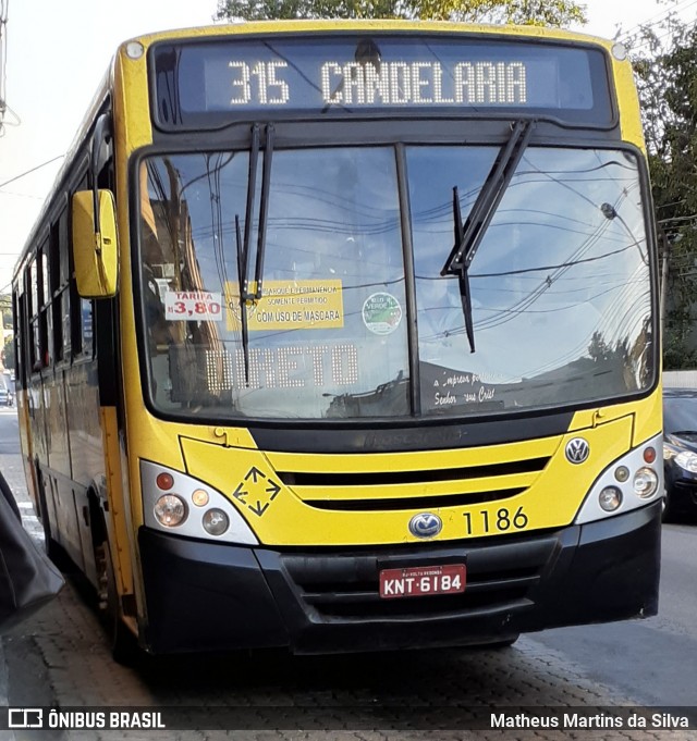 Viação Sul Fluminense 1186 na cidade de Volta Redonda, Rio de Janeiro, Brasil, por Matheus Martins da Silva. Número da foto: #7970067.