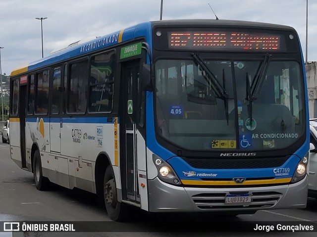 Viação Redentor C47769 na cidade de Rio de Janeiro, Rio de Janeiro, Brasil, por Jorge Gonçalves. Número da foto: #7969513.