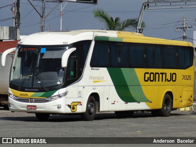 Empresa Gontijo de Transportes 7025 na cidade de Feira de Santana, Bahia, Brasil, por Anderson  Bacelar. ID da foto: 7970953.