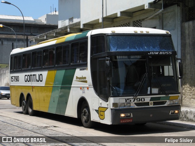 Empresa Gontijo de Transportes 15790 na cidade de Rio de Janeiro, Rio de Janeiro, Brasil, por Felipe Sisley. ID da foto: 7971119.