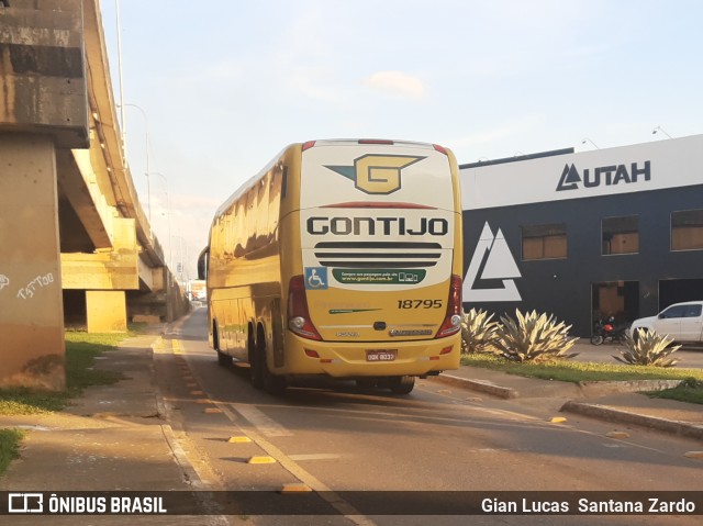 Empresa Gontijo de Transportes 18795 na cidade de Ji-Paraná, Rondônia, Brasil, por Gian Lucas  Santana Zardo. Número da foto: #7894963.