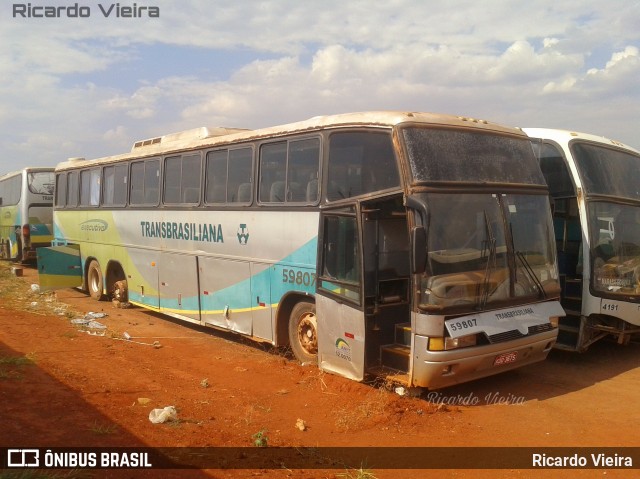 Transbrasiliana Transportes e Turismo 59807 na cidade de Goiânia, Goiás, Brasil, por Ricardo Vieira. Número da foto: #7896015.
