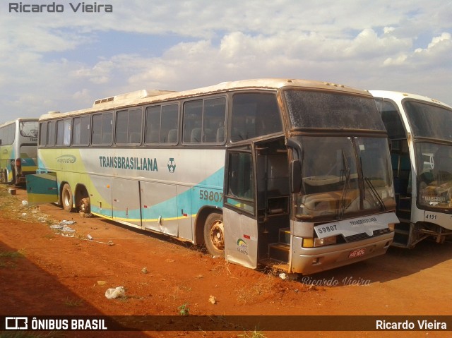 Transbrasiliana Transportes e Turismo 59807 na cidade de Goiânia, Goiás, Brasil, por Ricardo Vieira. ID da foto: 7896015.