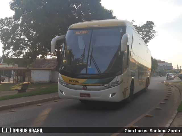 Empresa Gontijo de Transportes 18795 na cidade de Ji-Paraná, Rondônia, Brasil, por Gian Lucas  Santana Zardo. Número da foto: #7894961.