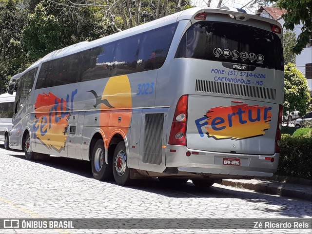 Fertur Turismo 3023 na cidade de Petrópolis, Rio de Janeiro, Brasil, por Zé Ricardo Reis. ID da foto: 7898904.