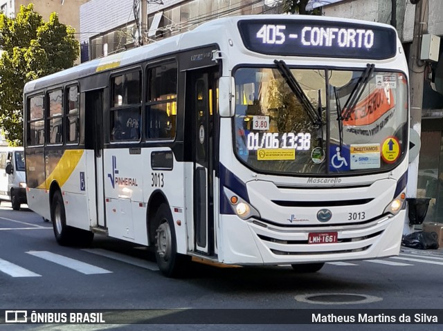 Viação Pinheiral 3013 na cidade de Volta Redonda, Rio de Janeiro, Brasil, por Matheus Martins da Silva. ID da foto: 7898098.