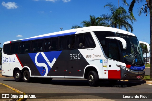 Viação São Luiz 3530 na cidade de Campo Grande, Mato Grosso do Sul, Brasil, por Leonardo Fidelli. Número da foto: #7898262.