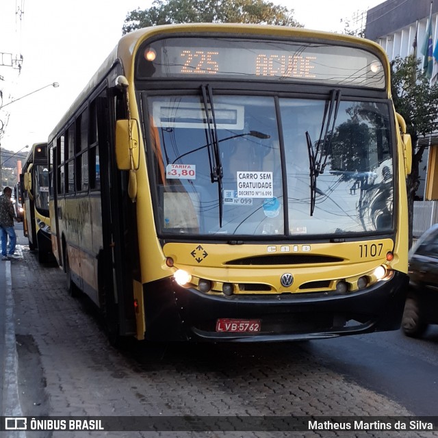 Viação Sul Fluminense 1107 na cidade de Volta Redonda, Rio de Janeiro, Brasil, por Matheus Martins da Silva. Número da foto: #7898070.