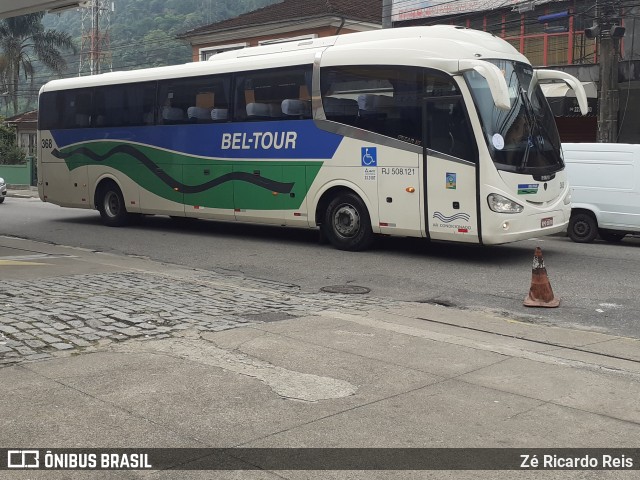 Bel-Tour Transportes e Turismo 368 na cidade de Petrópolis, Rio de Janeiro, Brasil, por Zé Ricardo Reis. ID da foto: 7898930.