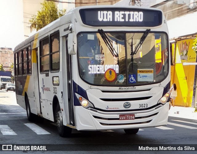 Viação Pinheiral 3023 na cidade de Volta Redonda, Rio de Janeiro, Brasil, por Matheus Martins da Silva. Número da foto: #7898117.