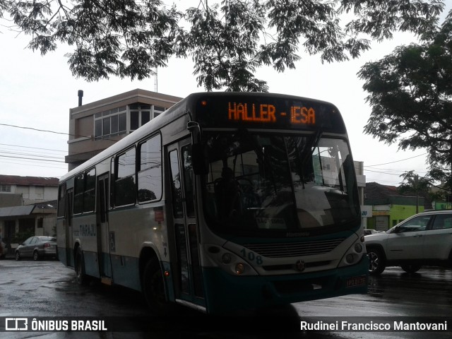 Viação Tiaraju 108 na cidade de Santo Ângelo, Rio Grande do Sul, Brasil, por Rudinei Francisco Mantovani. Número da foto: #7900353.