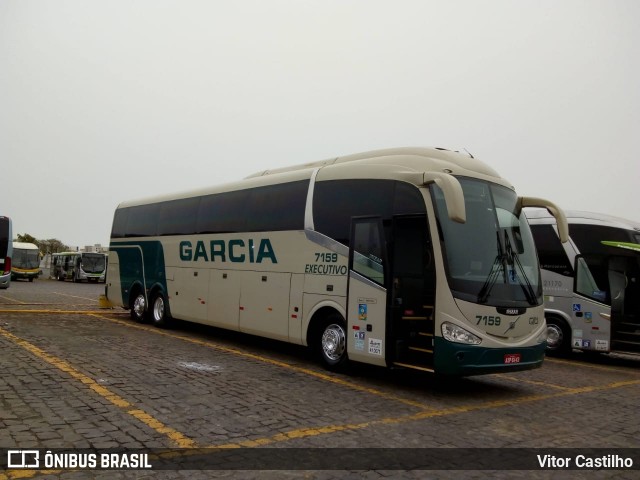 Viação Garcia 7159 na cidade de Londrina, Paraná, Brasil, por Vitor Castilho. Número da foto: #7899025.