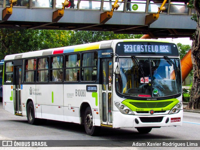 Transportes Paranapuan B10080 na cidade de Rio de Janeiro, Rio de Janeiro, Brasil, por Adam Xavier Rodrigues Lima. Número da foto: #7898742.