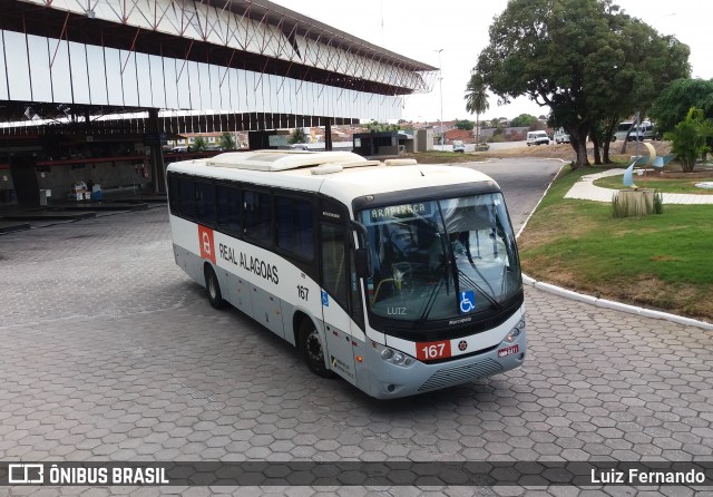 Real Alagoas de Viação 167 na cidade de Maceió, Alagoas, Brasil, por Luiz Fernando. ID da foto: 7902024.