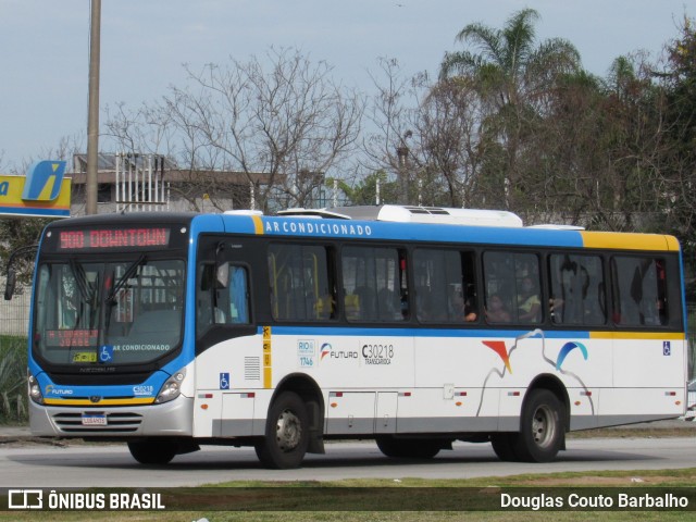 Transportes Futuro C30218 na cidade de Rio de Janeiro, Rio de Janeiro, Brasil, por Douglas Couto Barbalho. Número da foto: #7901748.