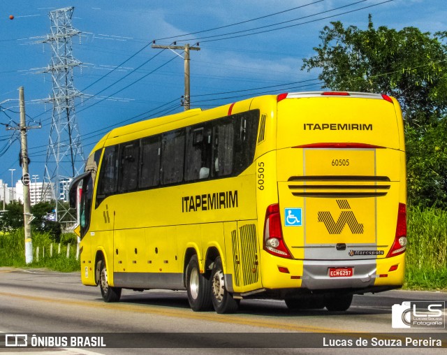 Viação Itapemirim 60505 na cidade de Campos dos Goytacazes, Rio de Janeiro, Brasil, por Lucas de Souza Pereira. Número da foto: #7900508.