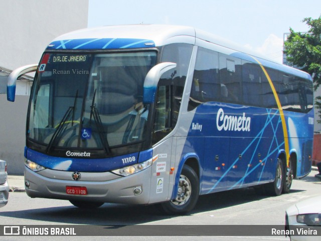 Viação Cometa 11108 na cidade de Rio de Janeiro, Rio de Janeiro, Brasil, por Renan Vieira. ID da foto: 7900979.