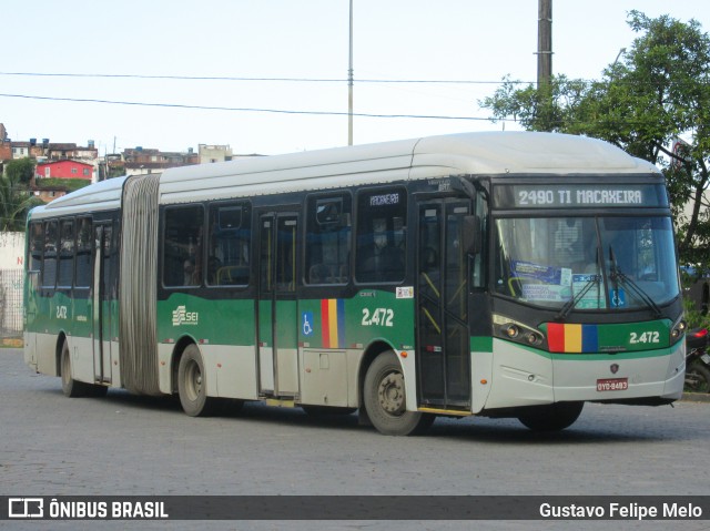 Mobibrasil São Lourenço >>> Mobi-PE 2.472 na cidade de Recife, Pernambuco, Brasil, por Gustavo Felipe Melo. ID da foto: 7903804.