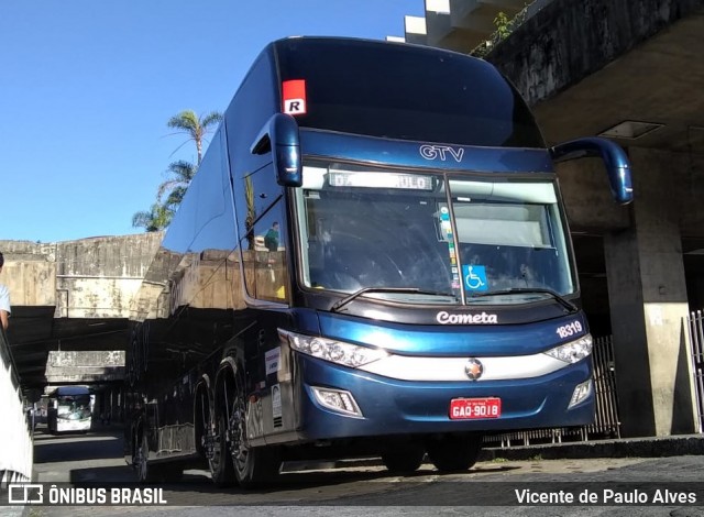 Viação Cometa 18319 na cidade de Belo Horizonte, Minas Gerais, Brasil, por Vicente de Paulo Alves. Número da foto: #7903644.