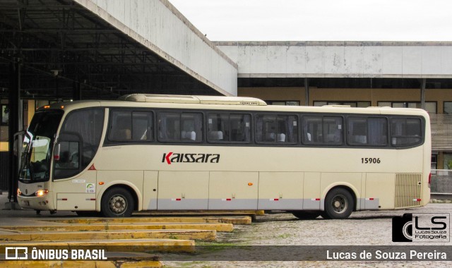 Kaissara - Viação Caiçara 15906 na cidade de Campos dos Goytacazes, Rio de Janeiro, Brasil, por Lucas de Souza Pereira. Número da foto: #7904994.