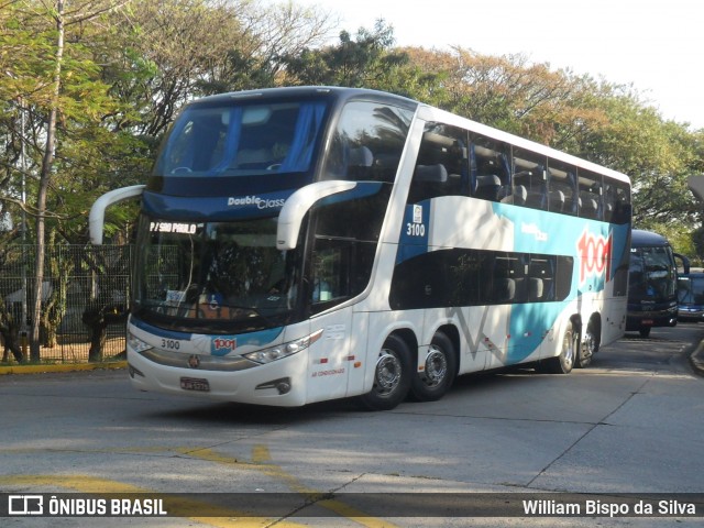 Auto Viação 1001 3100 na cidade de São Paulo, São Paulo, Brasil, por William Bispo da Silva. ID da foto: 7904691.