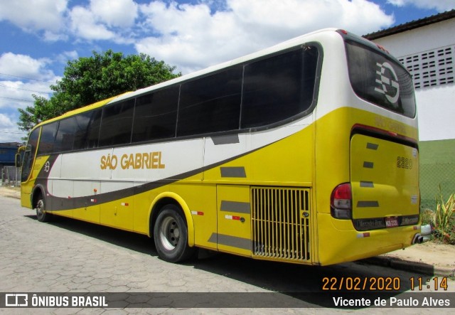 Viação São Gabriel 2320 na cidade de São Mateus, Espírito Santo, Brasil, por Vicente de Paulo Alves. ID da foto: 7903069.