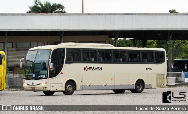 Kaissara - Viação Caiçara 15906 na cidade de Campos dos Goytacazes, Rio de Janeiro, Brasil, por Lucas de Souza Pereira. ID da foto: 7904996.