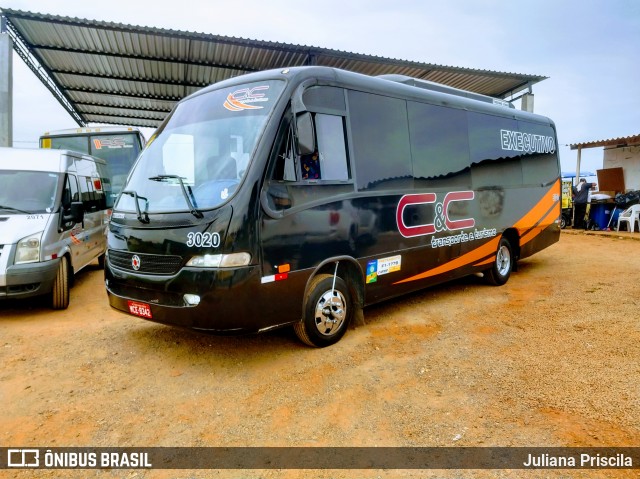 C&C Transporte e Turismo 3020 na cidade de Itupeva, São Paulo, Brasil, por Juliana Priscila. Número da foto: #7905197.